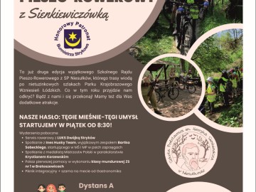 II Szkolny Rajd pieszo-rowerowy Tęgie mieśnie Tęgi umysł 2023, 